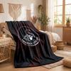 Coperta in Pile a Tema Swansea City Morbida e Accogliente in Peluche per Camera da Letto Divano Viaggio