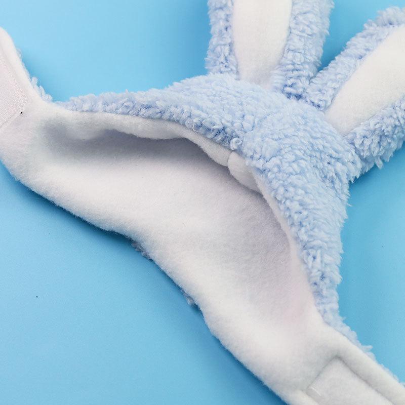 Cute Cat Cap Bunny Costume Warm Hat New Year Holiday Party Headgear Cosplay Props Headwear Pet Kitten Accessories