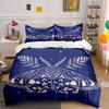 Floral Moth Art Decor Set Bedding Set With 1 Duvet Cover 2 Pillowcases Single Double King Queen, Gift