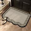 Vintage Entrance Carpet Simple Entrance Mat Dirt Resistant and Dust Removing Door Mat