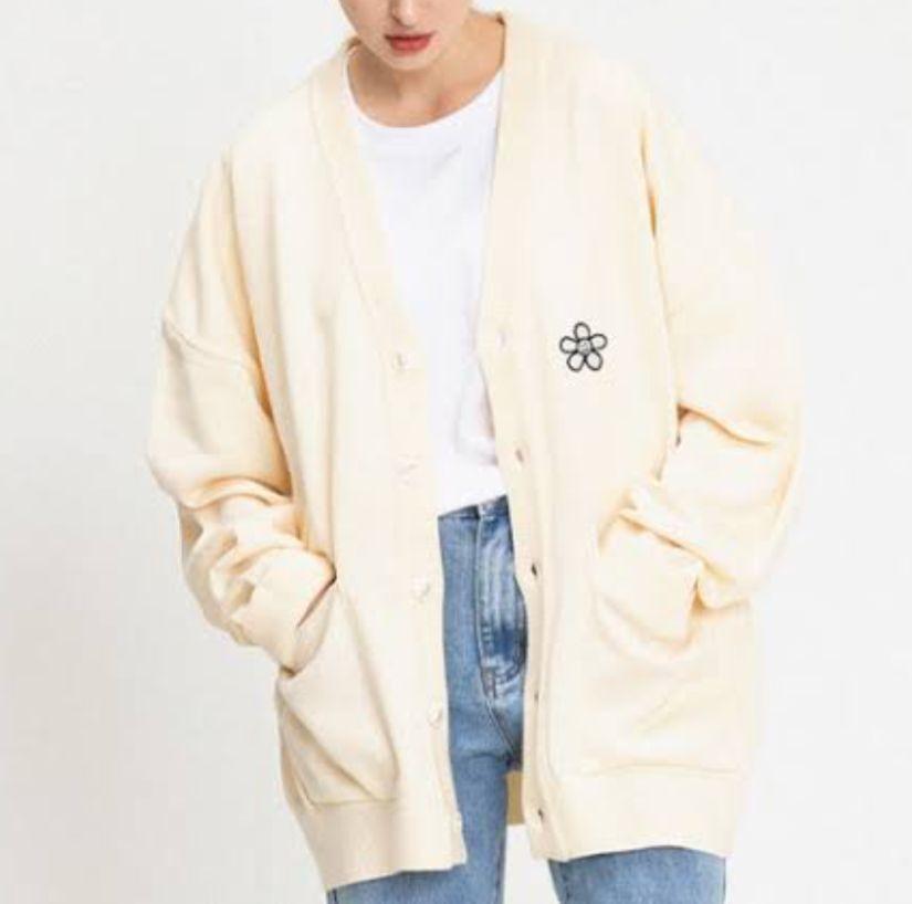 

[USED] BTS GRAVER OF ANAHEIM Cardigan with Floral Embroidery, Size F