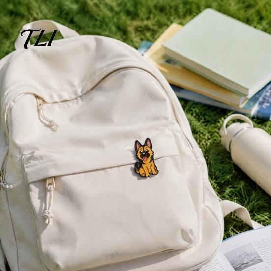 Hund Broschen Pin Cartoon Emaille Brosche, Legierung Welpen Revers für Männer Frauen, Mini Dekoratives Abzeichen Kleidung Tasche Hut Schal Anzüge