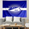 Blue Shield Emblem Tapestry, Unique Design Tapestry, Suitable for Bedroom,Livingroom, Playroom,Heartwarming Fan Holiday Gifts
