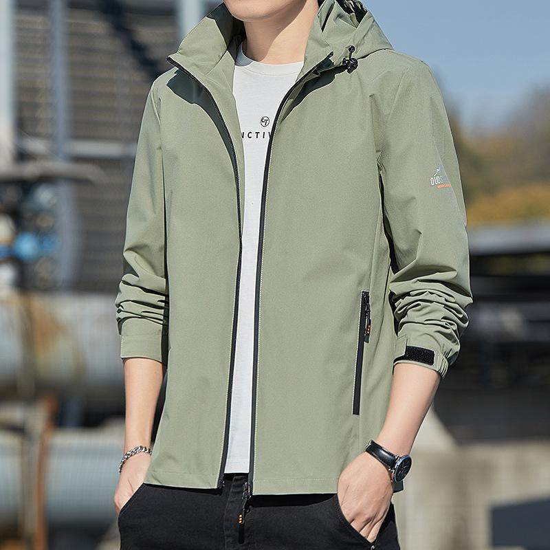 

Jacket Men s Hooded Work Clothes Spring Clothes New Style Men s Korean Style Slim Youth Versatile Casual Top Jacket 5XL