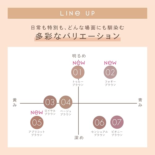 Excel Skinny Rich Shadow N SK01 True Brown Palette Eyeshadow Renewal