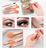 BAOQISHAN Makeup Brush Set with Premium Fiber and a Cosmetic Bag for Easy Carrying and Daily Perfect for Beginners 8-Piece Bristles, Ultra-Soft