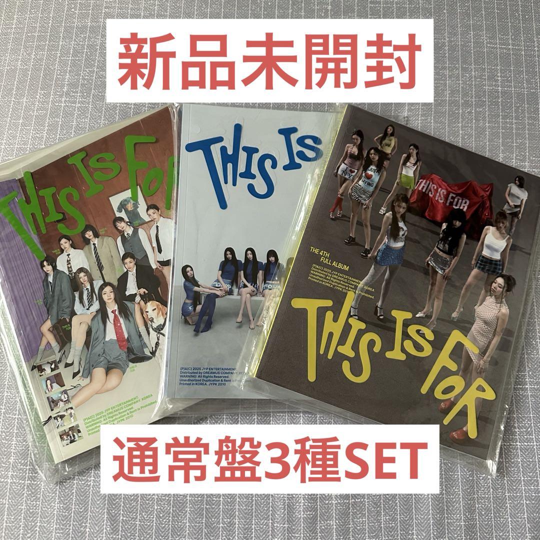 

[USED] TWICE THIS IS FOR Album 3-piece Set