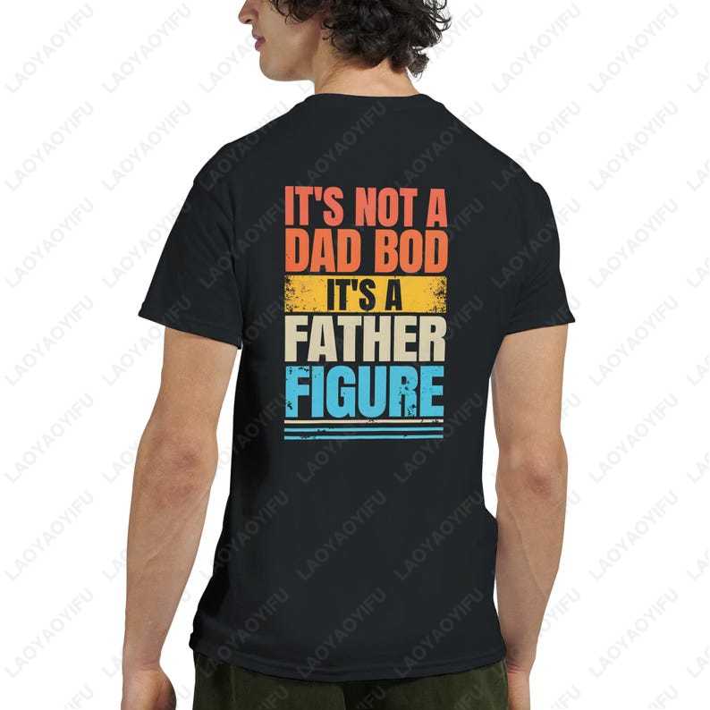 Fathers Day Gift Tshirt for Dad Bod Joke Shirt Birthday Gifts for Daddy Summer Fashion Casual Comfortable Soft Cotton Tees Tops