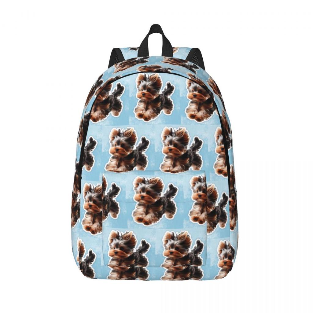 Yorkshire Terrier Dog Pattern Backpack Hot Sale Daypack Large Capacity Boys Girls BookBag School Bag Shoulder Bags for Men Women
