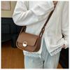 Large-capacity commuting new spring popular retro simple texture tote shoulder underarm bag women