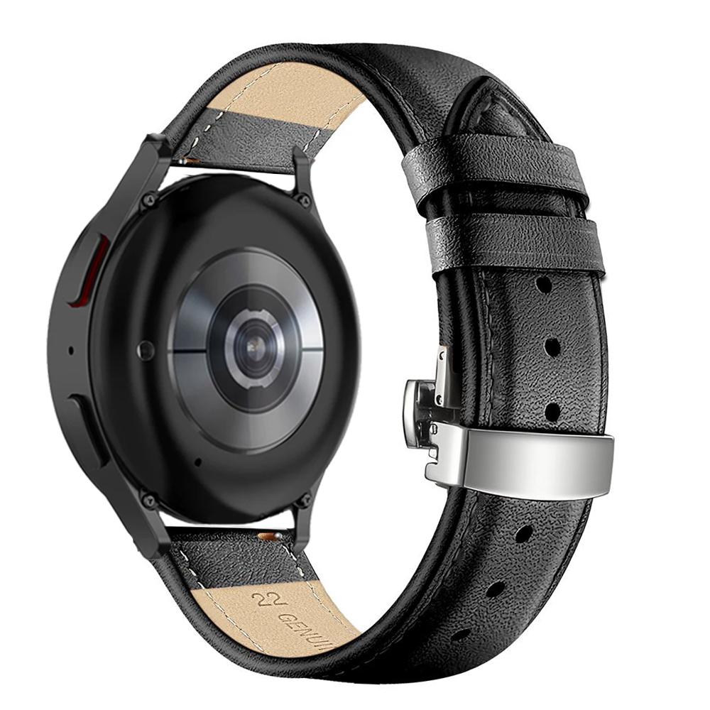 20mm 22mm Band For Samsung Galaxy watch 7/6/5 pro/4 Classic/Active 2/3/42mm/ Genuine Leather bracelet Huawei GT/2/3 pro 4 strap