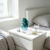 Acrylic Display Stand for Jewelry and Crystal Pieces, Clear Polished Countertop Pedestal for Vanities, Shops and Shelves