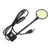 USB Fish Tank Lamp COB Chip High Brightness 360 Degree Rotation Clip On Mini LED Aquarium Light