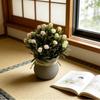 Artificial Rose and Camellia Flower Bouquets for Outdoor Home Decoration