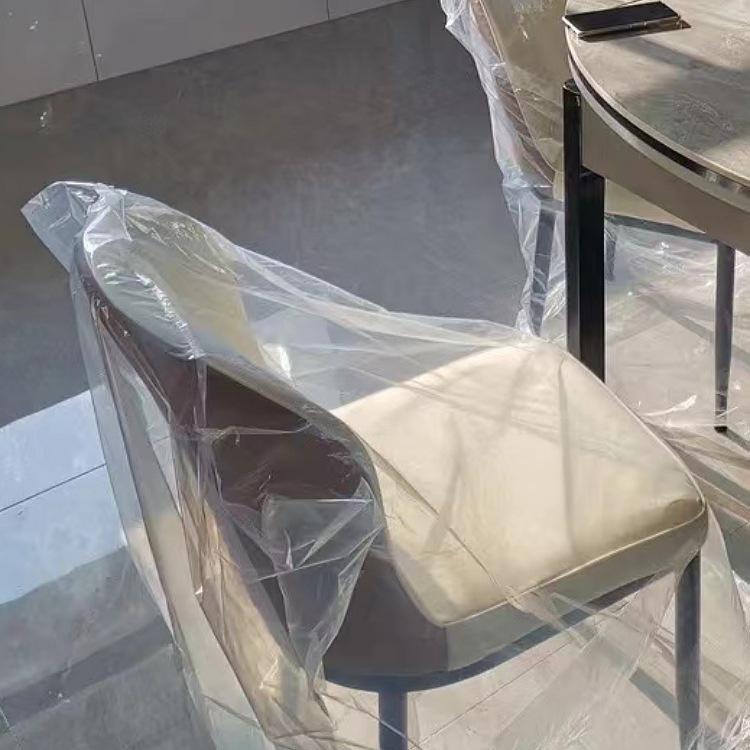 Прозрачный пылезащитный чехол для стула подходящий для дома отеля или офиса защитный пластиковый пакет и салфетка-полотенце 90120 cm Child Seat 1060₽