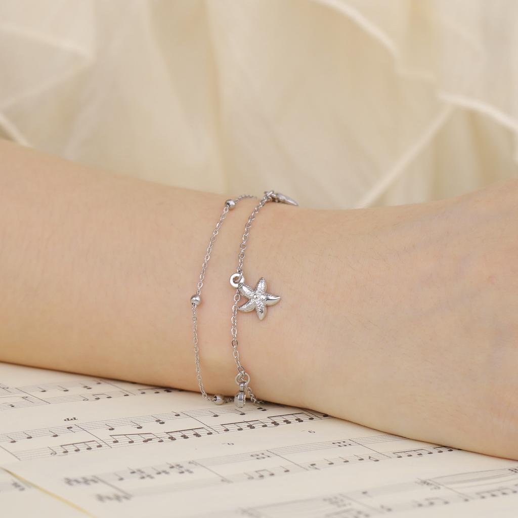 Cazador Starfish Seashell Charms Women's Bracelet Stainless Steel Summer Beach Jewelry Hand Bracelet Gift Trend 2026 Wholesale