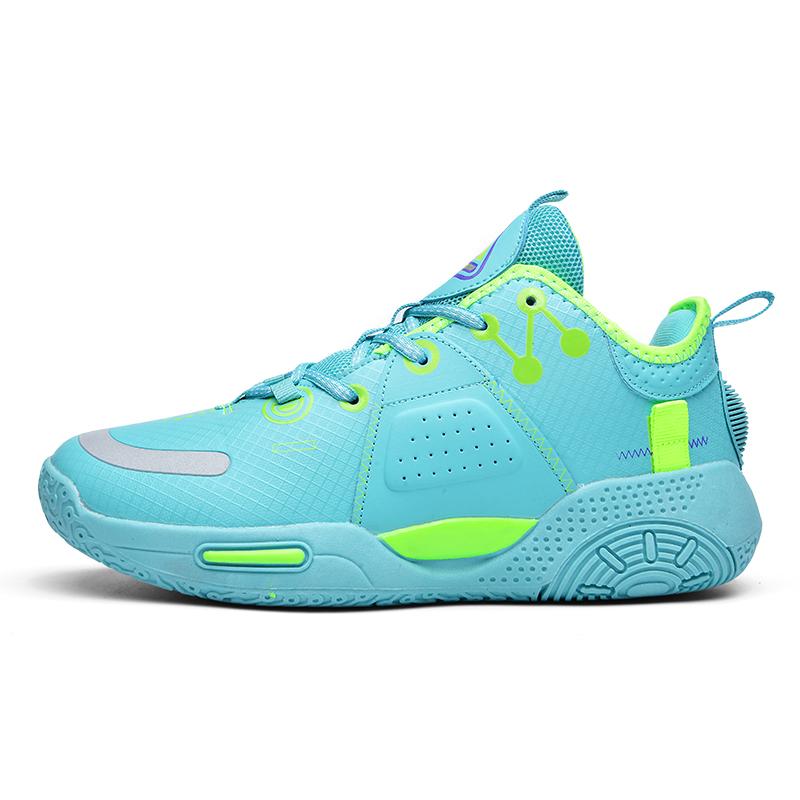 New Basketball Shoes Men Yu Shuai 15 College Students Non-slip Cushioned Sports Shoes Rubber Outsole Leisure Running Shoes
