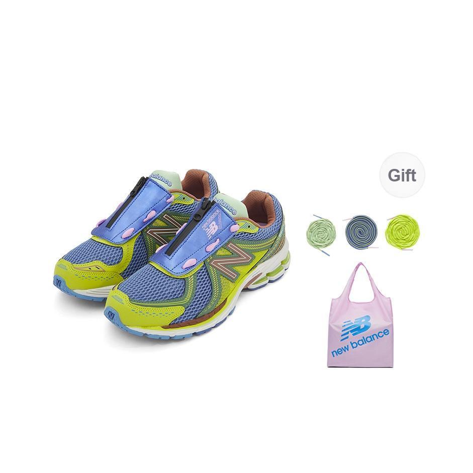 Up There X New Balance 860v2 2000s Tropes Unisex Sneakers Green Blue Brown ML860UP2