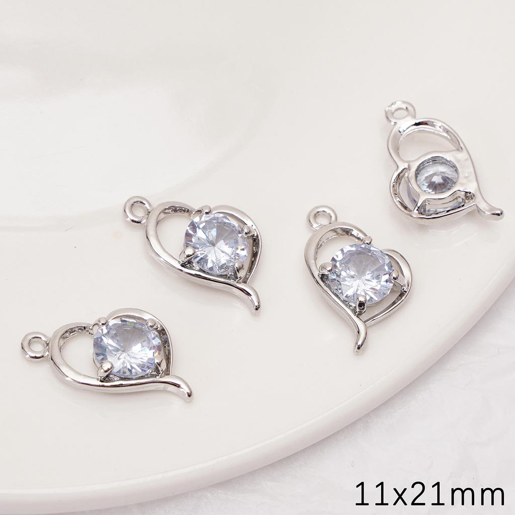 Κράμα Ζιργκόν Διατήρησης Χρώματος Κρεμαστά Στοιχεία Για DIY Βραχιόλια Κολιέ Κατασκευή Κοσμημάτων