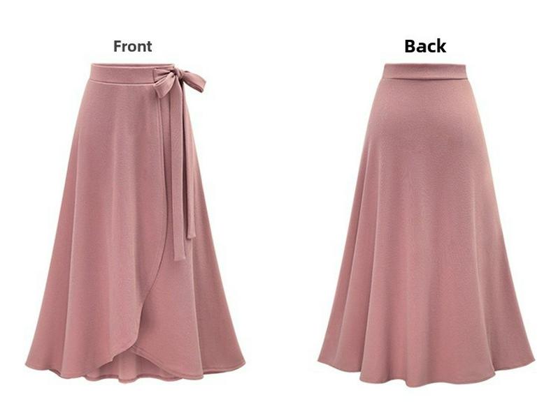 Jupes d'automne pour femmes à taille haute et fente irrégulière - Grande taille européenne et américaine, mi-longues, design à bretelles