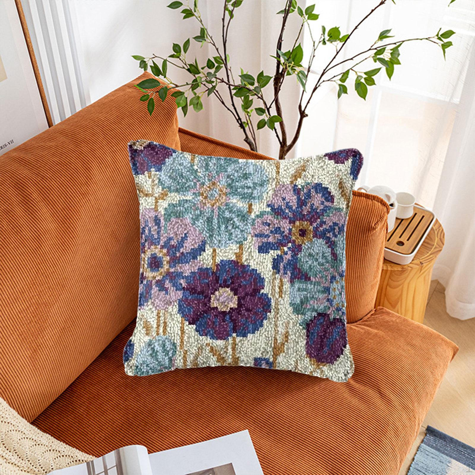 

DIY Наволочка Засувка Гачок Крафт Візерунок Вишивка Пунш Голка Рукоділля Милі Набори для Style C