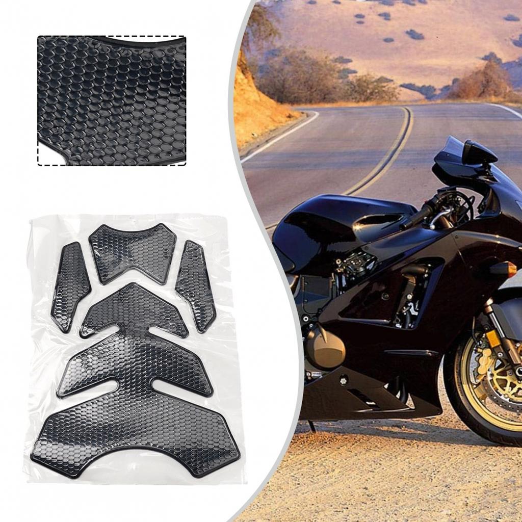 Comfortable Pad Stickers Bonnet Protect Black Carbon Fiber