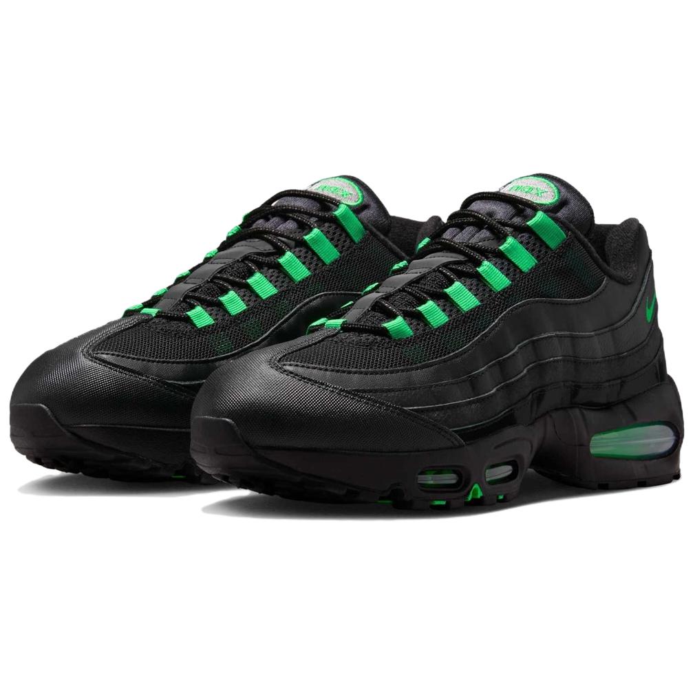 Nike Sneakers Uomo Air Max 95 OG Nero Verde Shock Grigio Perla IB1667-002