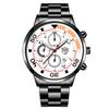 Steel Belt Watch Men'S Automatic Luminous Calendar Quartz Watch