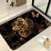 1Pcs Anti Fatigue Kitchen Rugs,Luxury Floral Design Waterproof Non-Slip Thick Cushioned Kitchen Mat Heavy Duty Comfort Standing Mat for Kitchen