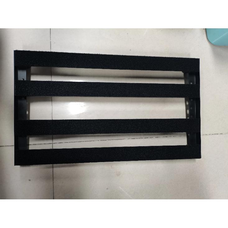 Guitar Pedal Board Aluminum Alloy Effect Pedalboard Compartment Storage Power Cord Portable Easy Assemble Pedal Board for Guitar