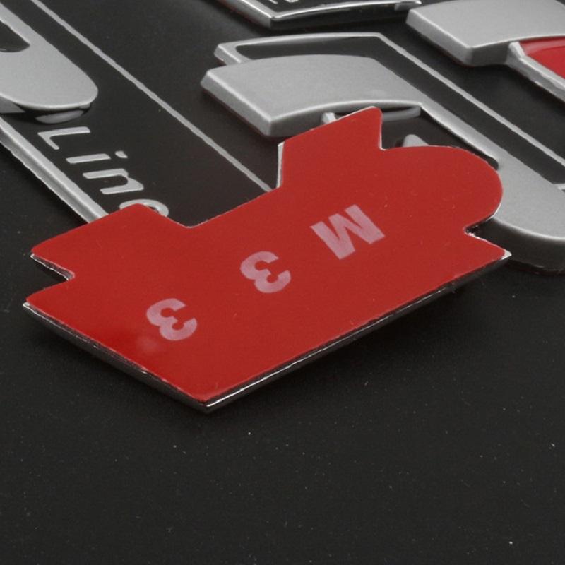 For VW Car Metal Front Grill Trunk Auto Emblem Sticker Accessories For Volkswagen GTI R-Line R Polo T5 Golf Passat Scirocco Je cg2