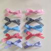 2pc Cute Plaid Bow Hair Side Clips Hairpin for Women Girls Kids Headband for Party School Work Hair Accessories Headwear