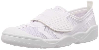 Moonstar BioTEF02 Indoor Size 2E Kids' Water-Repellent Shoes, White, 25.5 Cm,