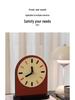 Elegant Digital Desktop Alarm Clock with Display and Tabletop Ornament