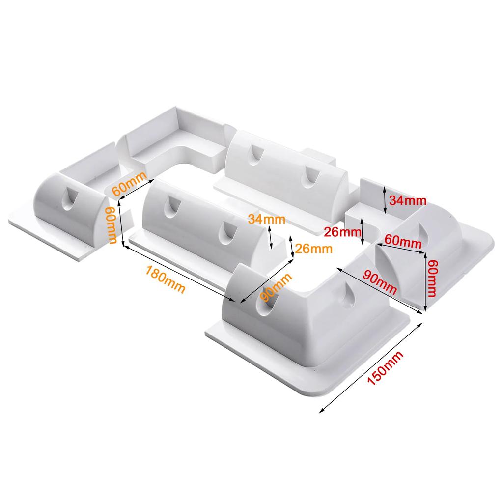 Mounting Brackets Optimize Solar Panel Efficiency with Adjustable Mounting Brackets Suitable for Caravan and Boat