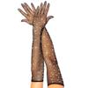 Gants Mode Diamant Brillant Maille Creuse Respirants Sexy Femmes Haute Élasticité Filet de Pêche Gants Fête d'Halloween Carnaval Cosplay