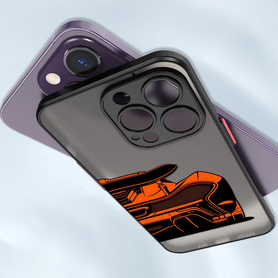 Coque de téléphone Cool pour iPhone 17 Pro Max 12 XS XR 7 8 SE 14 15 11 Air 16 Plus 13 Mini Housse Arrière Dessin Animé Voiture