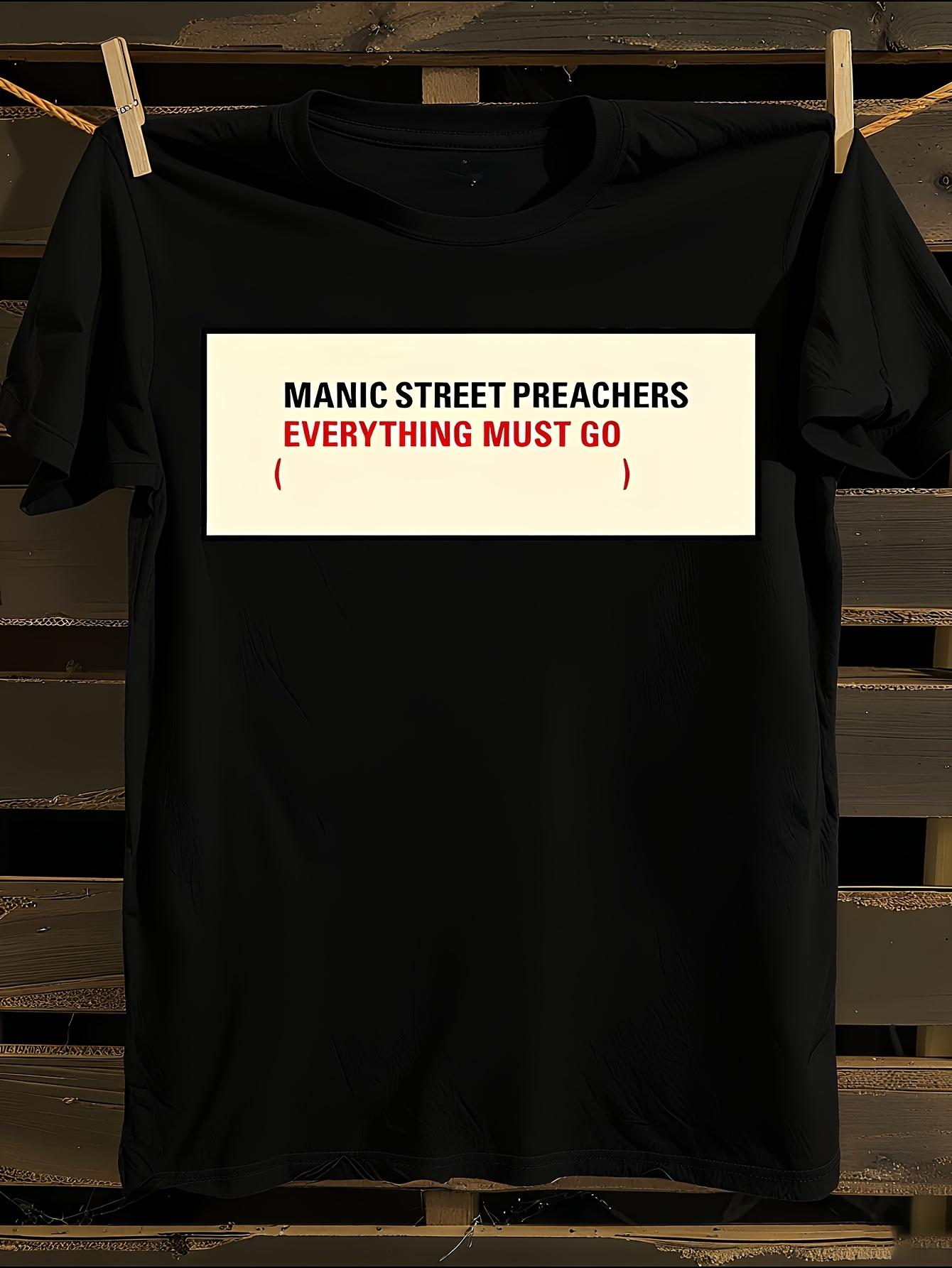 Manic Street Preachers Everything Must Go Graphic T-shirt L