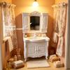 1Pcs Doll Home Bathroom Furniture Decor Toy 1/12 Dollhouse Miniature Bathroom Handwashing Platform Model Diy Accessories