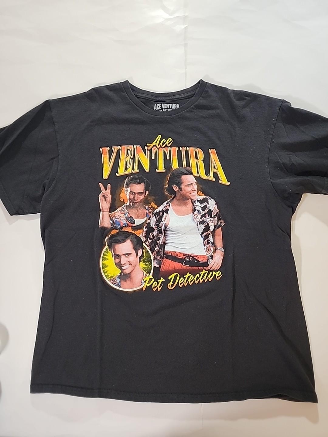 Ace Ventura Pet Detective Size XL Vintage Movie Merch Unisex T-Shirt M