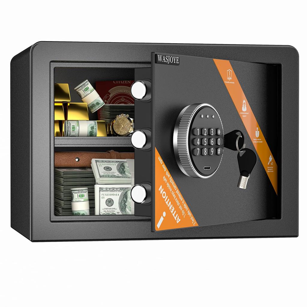 WASJOYE Home Numeric Keypad Electronic Security Security For Commercial Company Storage Includes Alarm Includes Partition Compatible with A4 Files and