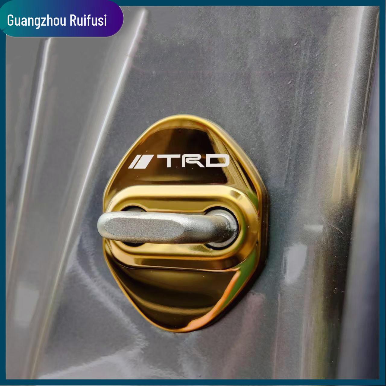 Защита замка двери автомобиля из нержавеющей стали TRD Silver 4pcs (TRD Diamond)