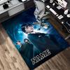 Custom Name Castle Night Living Room Non-Slip Area Rug Soft Carpet for Bedroom Kids Playroom Sofa Office Home Decor Doormat