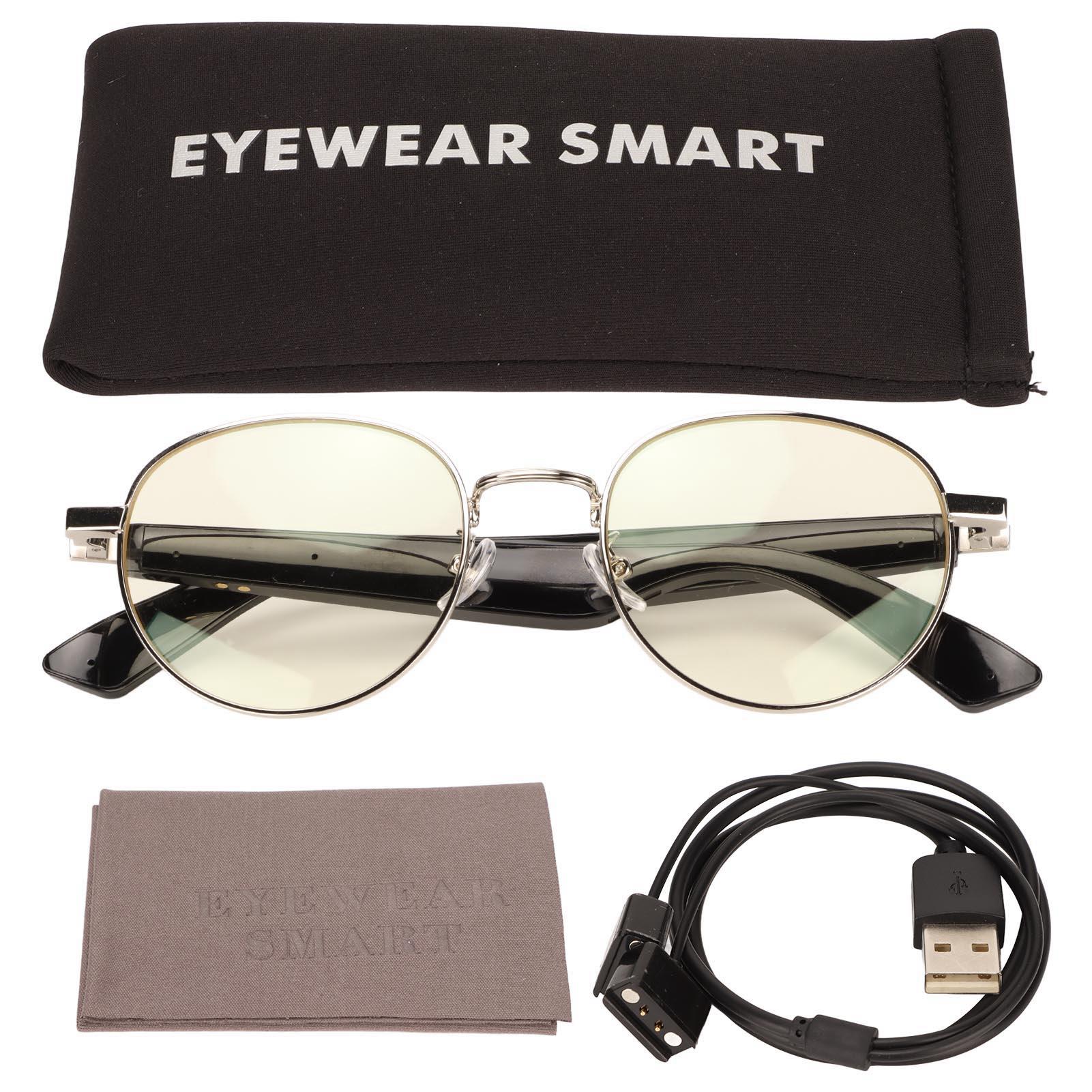 

Smart Glasses Stereo IPX4 Waterproof Open Ear Headphone Bluetooth Wireless Music Glasses for