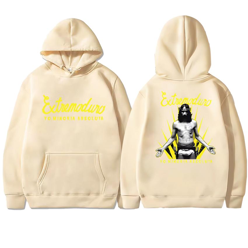 New In Rock Band EXTREMODURO Tour 2025 Graphics Hoodie Men Women Vintage Hip Hop Streetwear Unisex Fleece Long Sleeve Sweatshirt
