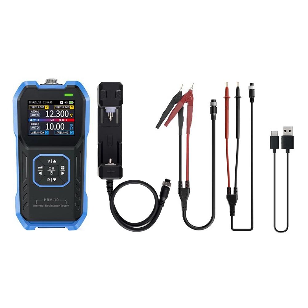 For FNIRSI HRM-10 Battery Voltage Internal Resistance Tester High-precisio Lithium Iron Phosphate Battery Test Meters