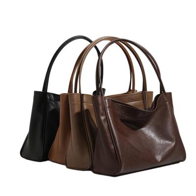 New Fashionable Shoulder Bags Soft Leather High Quality Large Capacity Tote Bags Multi Functional Classic Casual Handbags