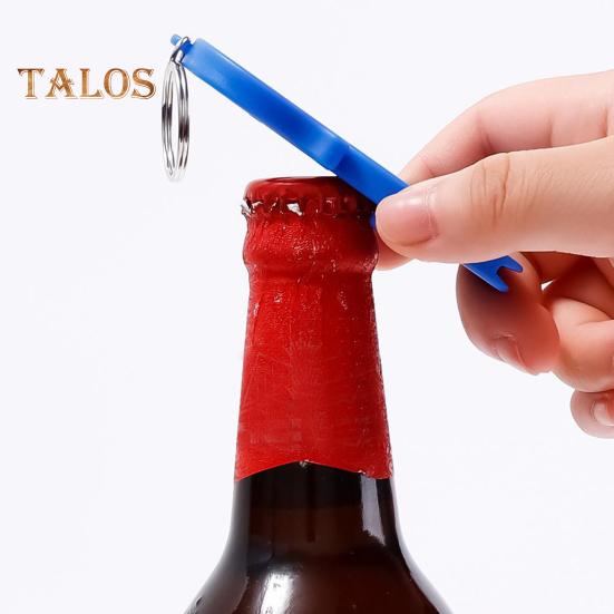 Keychain Bottle Opener 3 In 1 Portable Durable Multifunctional Pain Free Opening for Beer Water Soda