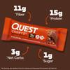 Quest Nutrition Hero Protein Bar, Crispy Chocolate Caramel Pecan Flavor, 4 Bars, 60g (2.12oz) Each
