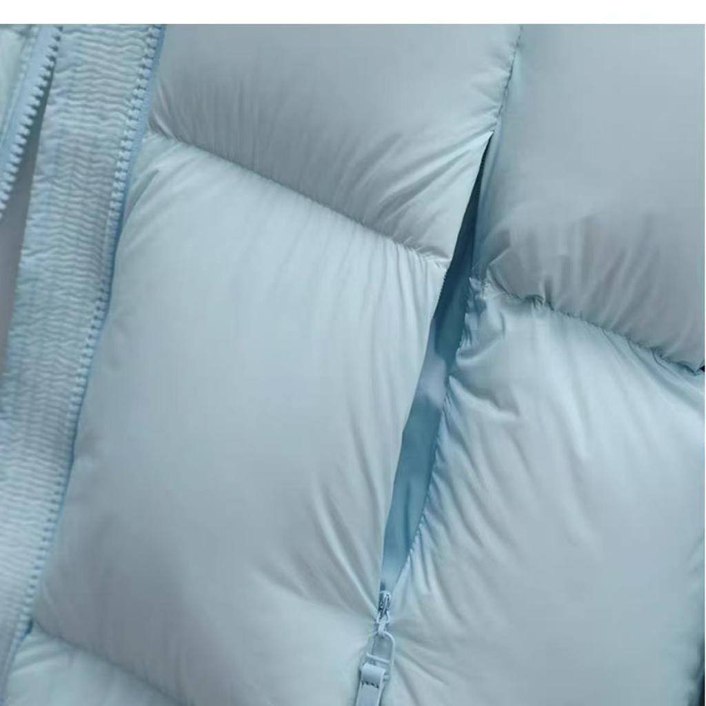 Winter Womens Fashion Hooded Long Sleeves Coat Thickened Warm Korean Style Down Jacket